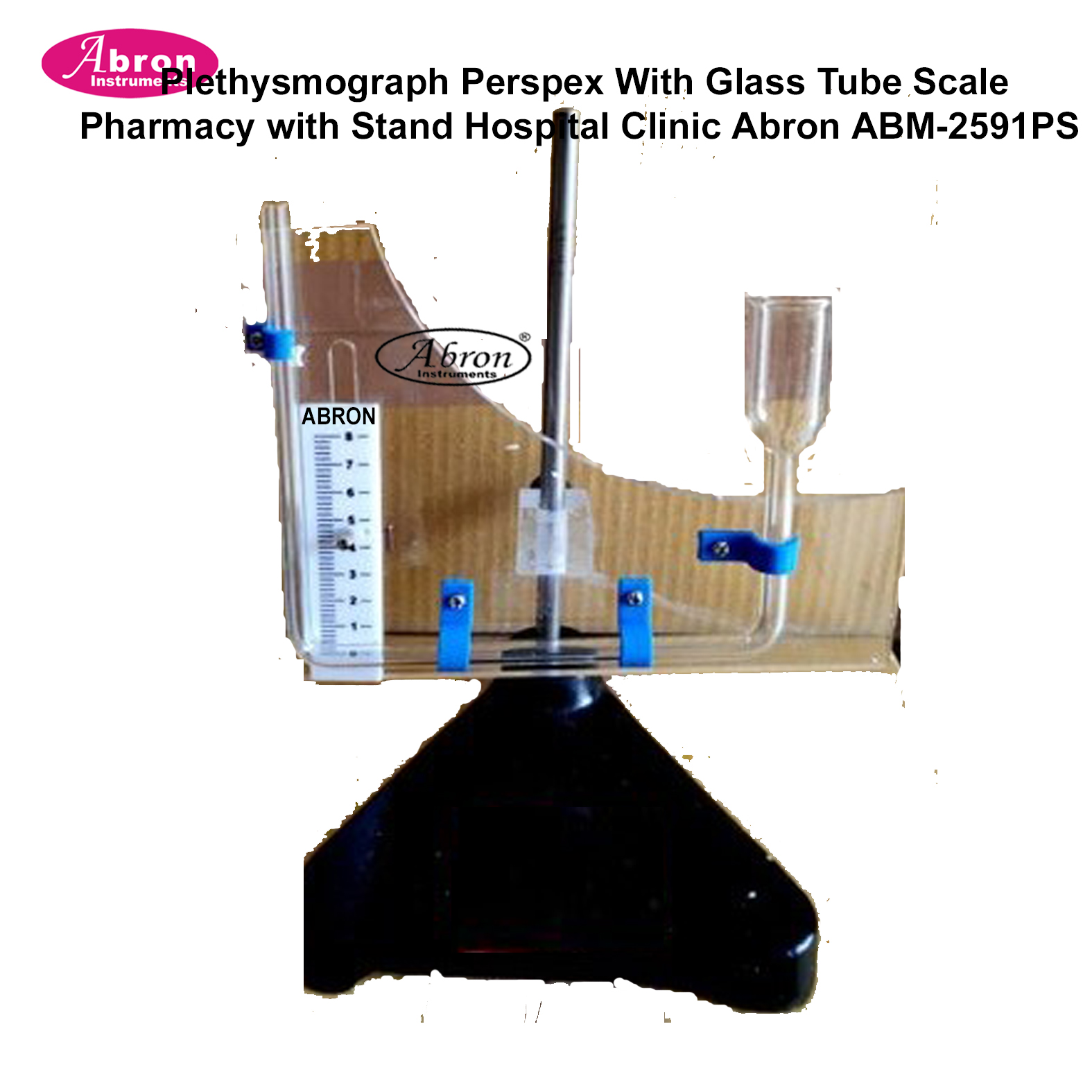 Plethysmograph Perspex With Glass Tube Scale Pharmacy With Stand Hospital Clinic Abron ABM-2591PS 